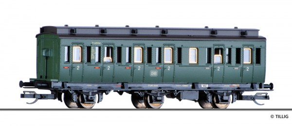 Tillig 13152 - TT - Reisezugwagen 2. Klasse der DB, Ep. III