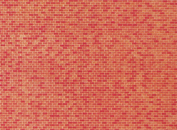 Faller 222568 - N - Mauerplatten Backstein, 250 x 125 mm x 0,5 mm