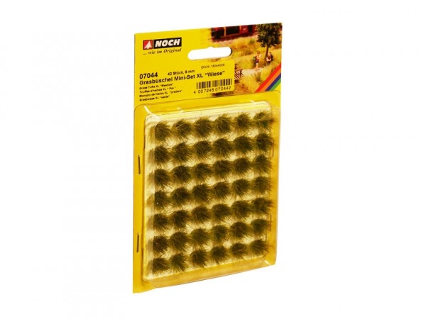 Noch 07044 - 42x Grasbüschel Mini-Set XL "Wiese", 9 mm