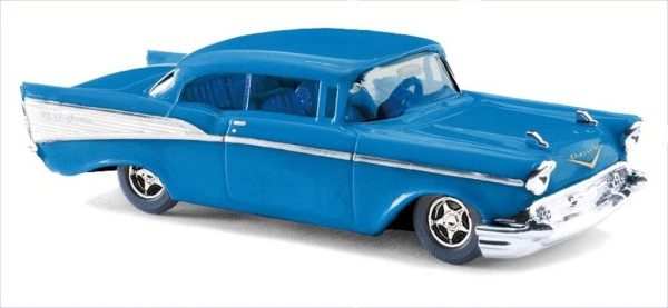 Busch 45025 - H0 - Chevrolet Bel Air, Blau