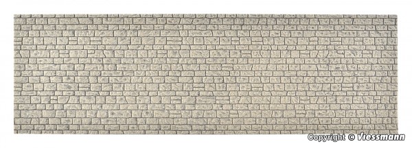 Vollmer 48720 - 0 - Mauerplatte Naturstein, L 54 x B 16,3 cm