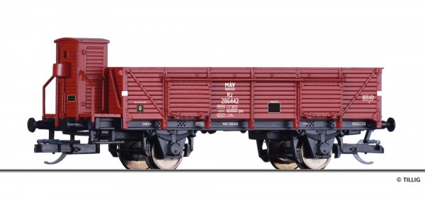Tillig 17623 - TT - Offener Güterwagen Kz der MAV, Ep. III