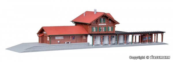 Kibri 36703 - Z - Bahnhof Château d´Oex, L 26,3 x B 6,5 x H 6,0 cm