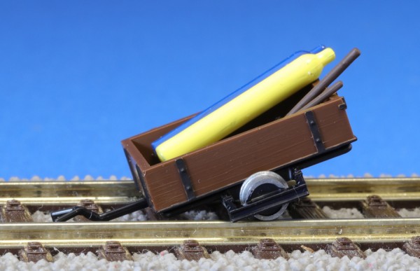 Kres 90900 - H0 - Einachs-Transportanhänger für Gleiskrafträder