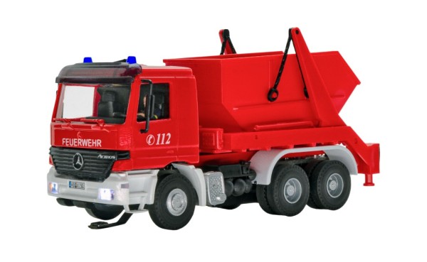 Viessmann 8053 - H0 - Feuerwehr MB ACTROS 3-achs Absetzkipper mitRundumleuchten, Basis, Funktionsmod