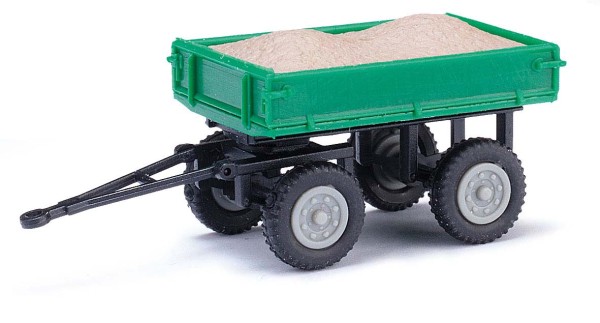 Busch 210019501 - H0 - MH: Anhänger E-Karre/Mulitcar + Kies Grün