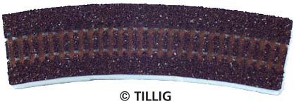 Tillig 86302 - TT - Gleisbettung für gebogenes Gleis R01 - R04