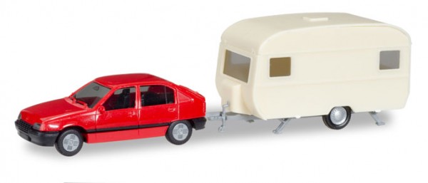 Herpa 013420 - H0 - MiKi Opel Kadett E m. Wohnanh.