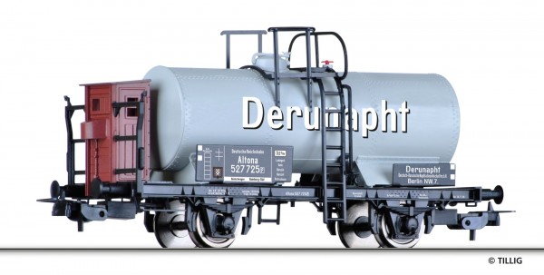 Tillig 76784 - H0 - Kesselwagen "Deutsch-Russische Naphta-Gesellschaft", eingestellt bei der DRG