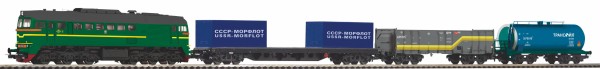 Piko 97940 - H0 - S-Set Güterzug SZD M62 + 3Wagen A-Gleis & B V