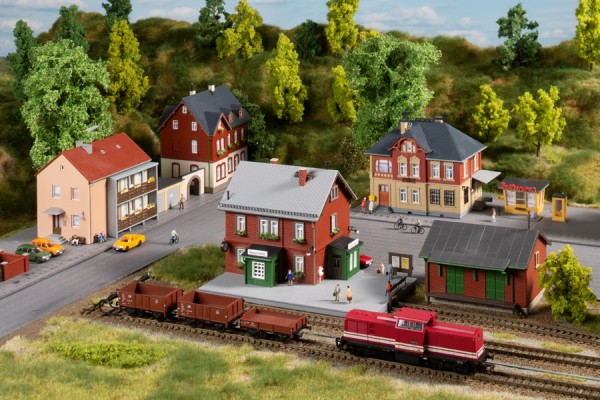 Auhagen 15307 - TT - Set Bahnhof Neschwitz