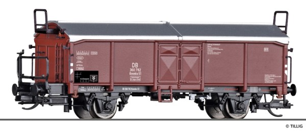 Tillig 17680 - TT - Schiebedachwagen Kmmks 51 der DB, Ep. III