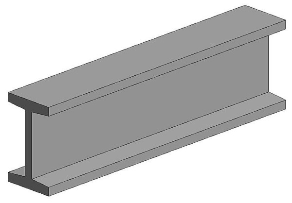 Evergreen 500272 - 4x I-Profil, 350 x 2,0 x 1,3 mm