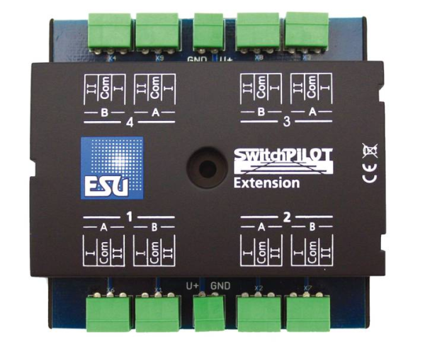 ESU 51801 - SwitchPilot Extension, 4 x Relaisausgang, Erweiterung für SwitchPilot Familie