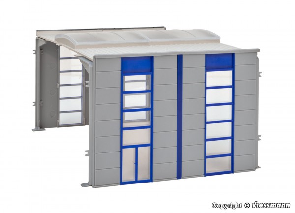 Kibri 39251 - H0 - Erweiterungs-Set für Lager-/ Industriehalle 39250