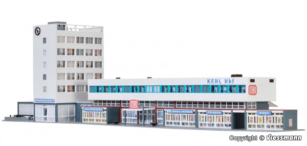Kibri 39514 - H0 - Bahnhof Kehl inkl. Etageninnenbeleuchtung