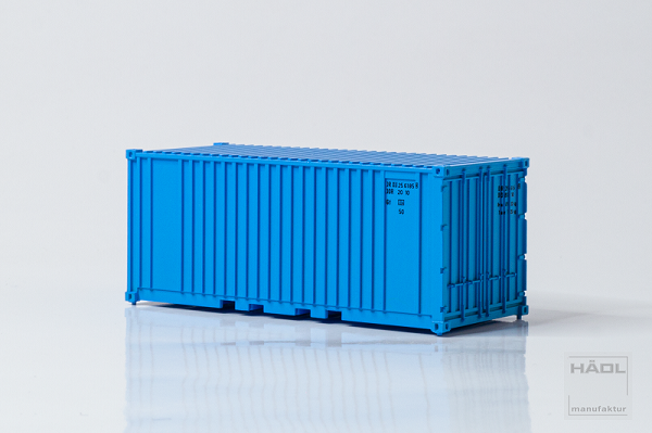 Hädl 711001-03 - TT - Container 20", blau, DR