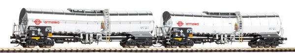 Piko 47683 - TT - 2tlg. Set Chemiekesselwg. Ermewa VI