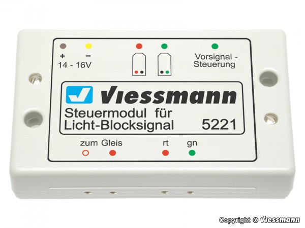 Viessmann 5221 - Steuermodul für Licht-Blocksignal