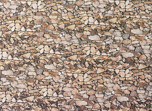 Faller 222562 - N - Mauerplatten Naturstein, 250 x 125 mm x 0,5 mm