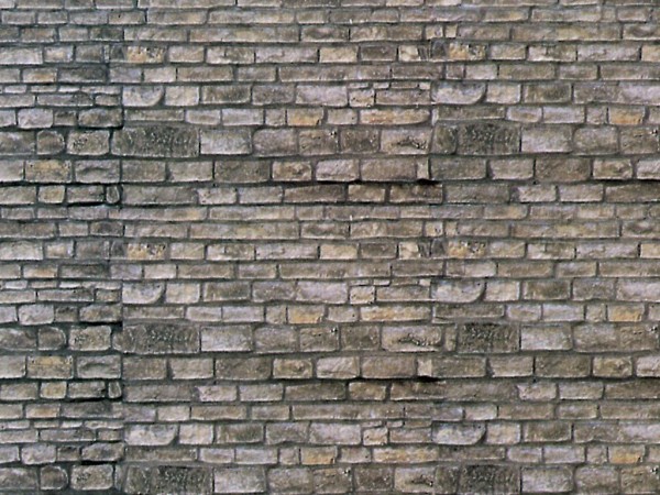 Vollmer 47366 - N - 10x Mauerplatte Mauerstein aus Karton, 25 x 12,5 cm