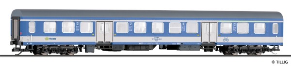 Tillig 12603 - TT - Reisezugwagen 2. Klasse mit Fahrradabteil Bydee, Bauart Halberstadt, der MAV-Sta