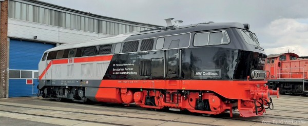 Tillig 04707 - TT - Diesellokomotive der DB Fahrzeuginstandhaltung Cottbus, Ep.VI