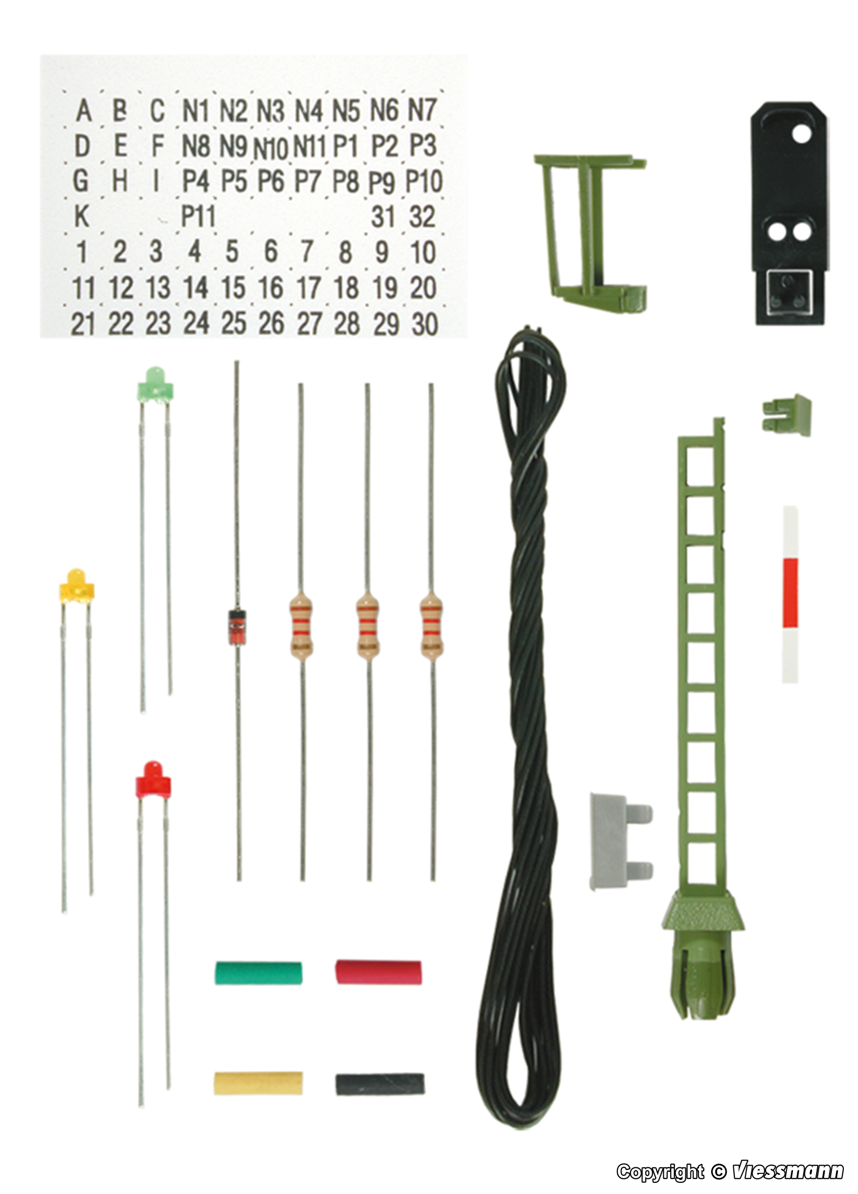 Viessmann 7732 - TT - Bausatz Licht-Einfahrsignal