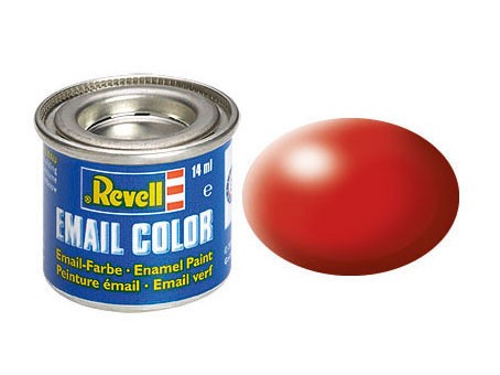 Revell 32330 - Email Farbe - feuerrot, seidenmatt - 14 ml, RAL 3000