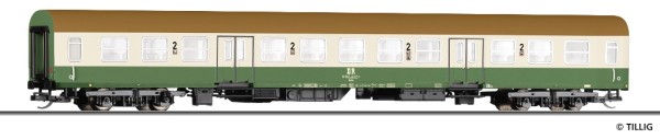 Tillig 12606 - TT - Reisezugwagen 2. Klasse Bmhe der DR, Ep.IV -FORMVARIANTE-