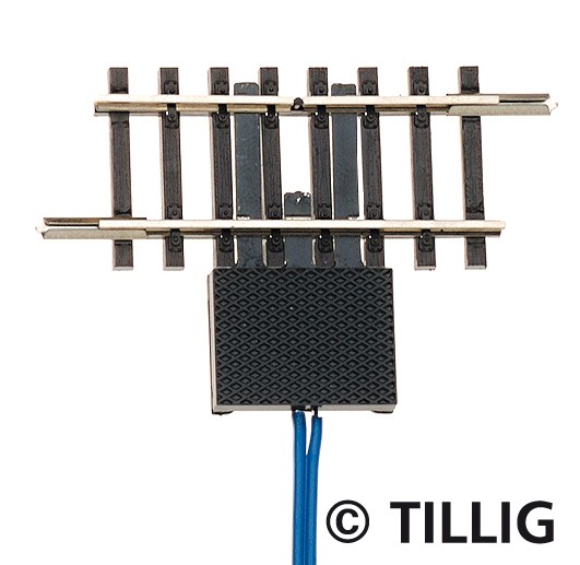 Tillig 83156 - TT - 1x Unterbrechergleis 41,5 mm einseitig getrennt