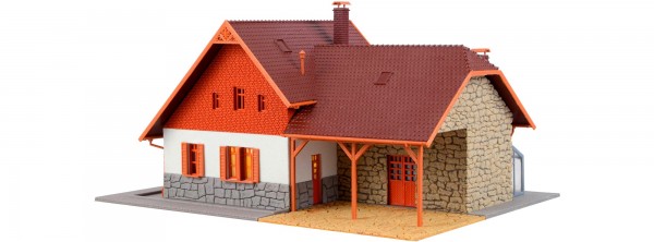 Vollmer 48280 - H0 - Steinmetzhaus mit LED-Beleuchtung, Funktionsbausatz - ***Auslaufartikel***