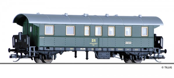 Tillig 13020 - TT - Reisezugwagen 2. Klasse Baaitr mit Traglastenabteil der DR, Ep. IV