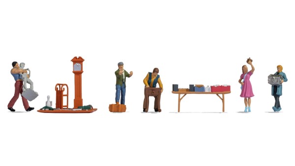 Noch 16280 - H0 - Figuren-Themenwelt "Flohmarkt"