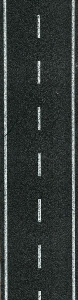 Heki 6562 - N - Fahrbahndecke Asphalt zweispurig, 1 m, 4 cm