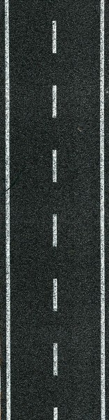 Heki 6562 - N - Fahrbahndecke Asphalt zweispurig, 1 m, 4 cm