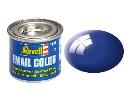 Revell 32151 - Email Farbe - ultramarinblau, glänzend - 14 ml, RAL 5002
