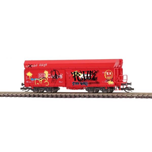 Busch 31327 - TT - Kohlewagen Fals 164 mit Graffitibemalung