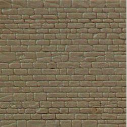 Kibri 34118 - H0 - Mauerplatte mit Abdecksteinen, L ca. 20 x B 12 cm