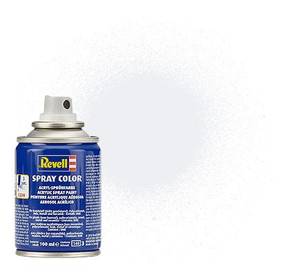 Revell 34301 - Spray weiß, seidenmatt - 100 ml, RAL 9010