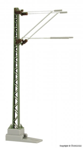 Viessmann 4213 - TT - Streckenmast mit Doppelausleger, 71,5 mm