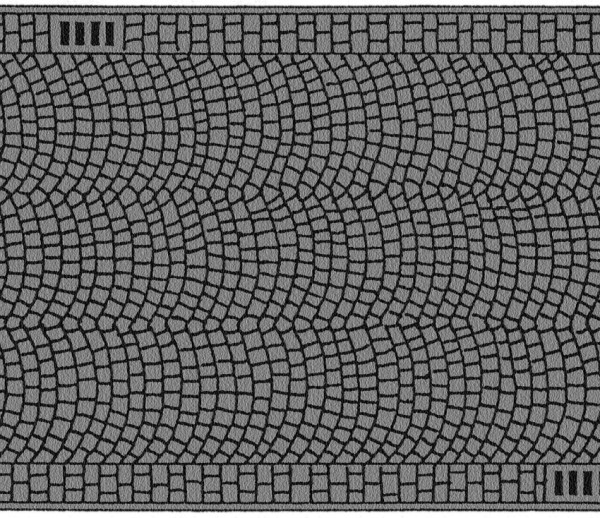 Noch 60722 - H0 - 1x Kopfsteinpflaster, 100 x 6,6 cm