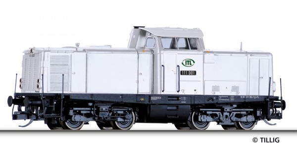 Tillig 501971 - TT - Diesellokomotive 111 001 „Mumie“ der ITL, Ep. VI