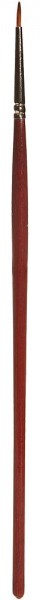 Faller 172104 - Gr. 0 Rundpinsel mit brauner Spitze, synthetisch