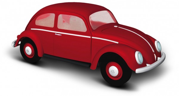 Busch 52901 - H0 - VW Käfer Brezelfenster, Rot