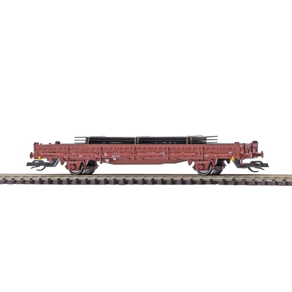 Busch 31515 - TT - Flachwagen Ks + Stahlplatten