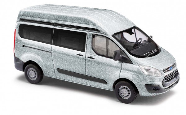 Busch 52505 - H0 - Ford Transit Hochdach Bus, silber ***Auslaufartikel***