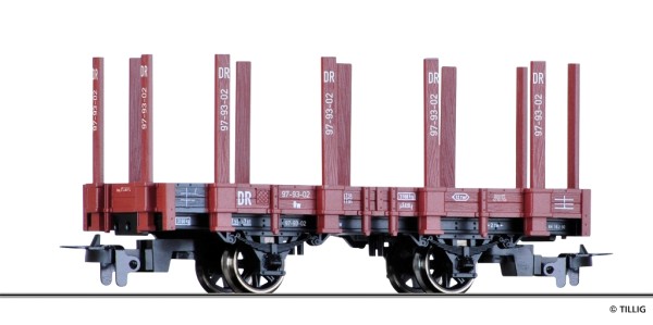 Tillig 05915 - H0e - Rungenwagen Rw der DR, Ep. III