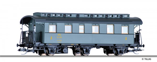 Tillig 16053 - TT - Reisezugwagen 2. Klasse der CFL, Ep. III