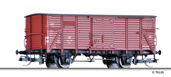 Tillig 17928 - TT - Gedeckter Güterwagen G 10 der DB, Ep. III